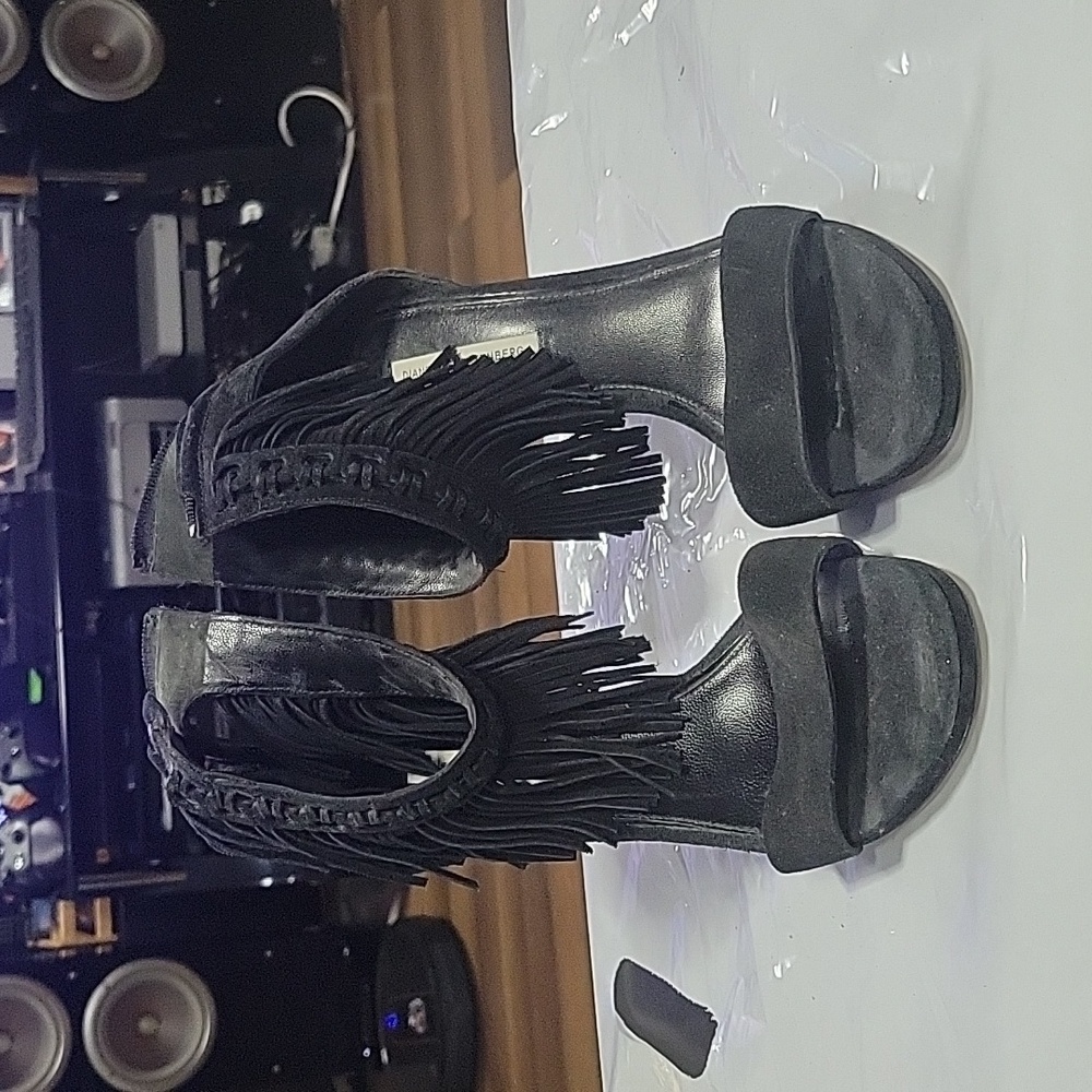 Suede heels